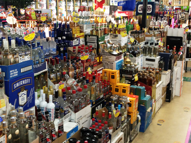 Many types of liquor