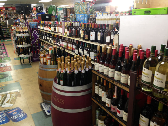 Many wines to choose from